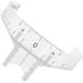 Professional Eyebrow Ruler for Microblading Artists Transparent Design Plastic Lightweight and Portable with 3 Types Available for Accurate Eyebrow Shape (Nose bridge ruler Nose bridge ruler type B - Buy Online on GoSupps.com