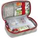 Oxford Fabric Medical Bag - Travel First Aid Bag for Families | Caregiver Emergency Bag in Red/Grey - Buy Online on GoSupps.com