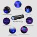 A N K UV Torch 87MM L 9LED Torch 395 NM Black Flashlight Powerful UV Light Pets Urine Detector 26MM Ultraviolet Light 3 x AAA Portable Battery Cat Bed Dog Bed Pet Bed Dry Urine Detector. - Buy Online on GoSupps.com