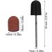 Nail Sanding Drill Bit Nail Sanding Heads Nail Grinding Heads 120# Grit Nail Art Sanding Caps Manicure Polishing Grinding Bands Nail Drill Bits Set with Shaft - Buy Online on GoSupps.com