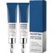 Seurico Peptide Depuffing Eye Serum Himeye Peptide Depuffing Eye Serum Moisturize Essence Peptide Depuffing Eye Gel for Dark Circles Under Eye Bags Puffiness Fine Lines & Wrinkles.(2PCs)
