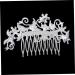 MAGICLULU Bridal Wedding Hair Comb Hair Comb Slide Clip Hairpiece Wedding Rhinestone Pearls Hair Comb Pearl Tiara Pearl Hair Comb Crystal Hair Comb Wig Bride Rhinestones Hair Accessories - Buy Online on GoSupps.com