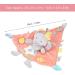 WBTY Baby Security Blanket: Super Soft Plush Elephant Cuddle Toy with Teether for Newborn Boys and Girls - Buy Online on GoSupps.com
