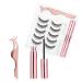 Sonew Magnetic Eyeliner and Lash Kit - 5 Pairs No Glue Needed False Eyelash with Natural Look - Long Lasting 3D Eyelash Extension Set