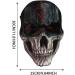 Halloween Face Bloody Face - Realistic Creepy Halloween Full Head Skull Face Scary Latex Face for Party Props - Buy Online on GoSupps.com