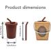 Ka Straw Cup | 100% Food-Grade Silicone | Spill-Proof | Non-Slip & Soft | Dishwasher Friendly | Fern 8 oz - Buy Online on GoSupps.com