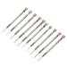 FOMIYES 1 Set Slotted Screwdriver Sturdy Screwdriver Phone Fixing Tools Eyeglasses Screwdrivers Repair Screwdriver Kit Watch Screwdriver Kit Repair Tools Screwdrivers Key Chain As Shown 9.2X0.8CM