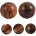 Lurrose 2-in-1 Fitness Golfer Ball Toys - Wood Palm Acupuncture Massage Balls for Adults | Outdoor Hugo Training Ball | 5x5x5cm - Buy Online on GoSupps.com