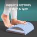 Buy Smileshiney Back Extensor & Neck Shoulder Tensioner - Cervical Traction Device for Lower Back Support | 33x9.5x24.5 cm | International Shipping - Buy Online on GoSupps.com