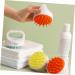 Frcolor Shampoo Massage Brush - Children's Hair Bathing Accessory Wet & Dry Head Skin Massager | 8x8x8.1cm Orange - Buy Online on GoSupps.com