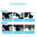 2 Pack Shatterproof Baby Car Rear Seat Mirror - 360 View with Suction Cups & Brackets for Safe Travel - Buy Online on GoSupps.com