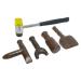 Spine chiropractic tool hammer-positive hammer therapy tool traditional Chinese medical correction of the spine cervical spine (5 PCs)