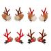 WZX Cutie Hair Clips 4 Pairs Christmas Hairpins Hair Accessories Gift for Decoration Ornament Party for Kids Girls Family