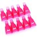 Ime Nail Polish Remover Clips Set - 10 Pcs Gel Cap Soak Clips for UV Manicure & Nail Art | Efficient Gel Polish Removal Tool - Buy Online on GoSupps.com