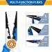 SOUFORCE Spring Bearing Fishing Pliers: Multi Functional Tool with Sheath & Anti-Lost Rope for Saltwater Fishing - Hook Remover, Line Cutter, Crimp, Split Ring Tool - Buy Online on GoSupps.com