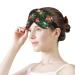 Flamingo & Exotic Leaves Pattern Sleep Mask - Adjustable Blindfold for Men and Women - Buy Online on GoSupps.com