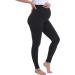 Amorbella Maternity Leggings - Over Bump Cotton Yoga Pajama Pants (Black, Size L) - Buy Online on GoSupps.com