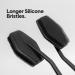 Tooletries Silicone Back Scrubber with Long Handle + Reusable Hook - Charcoal - Buy Online on GoSupps.com