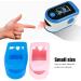 Oximeter Case Storage Protector Travel Blood Oxygen Silicone Home Cover Monitor for 2Pcs Holder Case Symbol Signs (Blue+) Blue+pink - Buy Online on GoSupps.com