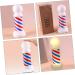 Abaodam Emblems Barber Equipment Barber Sign Salon Pole Lamp Decorative Lights To Rotate Plug in Night Light - Buy Online on GoSupps.com