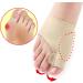Jinlingnb Finger-Toe Spreader - Silicone Forefoot Cushion & Hallux Valgus Correction Tool | Comfortable Pedicure Aid (1 Pair) - Buy Online on GoSupps.com
