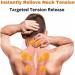 Relieflylab Trapezius Stretcher & Neck Massage Tool Ultimate Relief for Neck Pain (Black - Buy Online on GoSupps.com