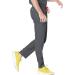 Mediclo Men's Eco-Friendly Scrub Pants - Sable, 7 Pockets, Elastic Waist, Sustainable FYSEL Fabric, Tapered Leg, Medium Heather Grey - Buy Online on GoSupps.com