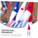 Cabilock 1pc Independence Day Doll Decor Desk Topper Shamrock Bracelet Desktop Faceless Doll Props Household Red 29x22x9cm - Buy Online on GoSupps.com