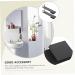 Gadpiparty 2pcs No Punching Hook Hat Hooks Storage Drawers Hat Hangers Hanging Hook Simple Glass Door 18X4.2CM Black2 - Buy Online on GoSupps.com