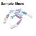 Sutoyuen 25Pcs Pacifier Clips: DIY Teething Toys, Baby Blankets, Bib Holder - 20mm Ribbon (White) - Buy Online on GoSupps.com
