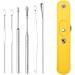 ZELLYA 6-Piece Earpick Set for Adult Home Use | Portable Keychain Spiral Ear Picking Tools - Green - Buy Online on GoSupps.com