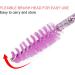 Disposable Eyelash Brush Mascara Eyelash Brush Disposable Makeup Brush Nylon Head Solid Portable Eyelash Curler Makeup Brush Convenient To Use (Purple) - Buy Online on GoSupps.com