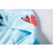 XINNE Soft Bathrobe for Boys & Girls - Cute Flannel Hoodie Pajamas Sleepwear in Blue Sky | Toddler Baby Robes - Buy Online on GoSupps.com
