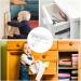 Hinkyoung 4 Pcs Invisible Drawer Locks - Child Safety Latches for Baby Proofing Cabinets & Furniture - Buy Online on GoSupps.com