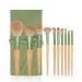10 Pieces Qingluo Makeup Brush Set - Complete Beauty Tools with Loose Powder Brush & Universal Brushes for Flawless Makeup - Buy Online on GoSupps.com