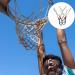 LIOOBO Heavy Duty Sports Chain Basketball Net Replacement | Rustproof Metal Design for Indoor and Outdoor Training - White/Red/Blue - Buy Online on GoSupps.com