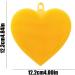SENZZ Silicone Sponges for Dishes - Food Grade Fruit Vegetable Cleaning Brush | Soft Kitchen Scrubber Reusable Non-Scratch Dish Cleaning Tools for Fruits Vegetables and Dishes Yellow Heart - Buy Online on GoSupps.com