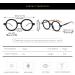 Shop Gleyemor Retro Round Blue Light Glasses - Stylish Vintage Circle Eyeglasses for Men & Women - Black & Tortoise - Perfect for Cosplay & Costume - Buy Online on GoSupps.com