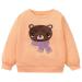 Girls Sweatshirt for Kids Cotton Top Casual Jumper Girl T Shirt Toddler Clothes Long Sleeve Pullover Age 1-12 Years 4-5 Years Bear