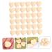 Ibasenice 250 Pcs Peach Herz Wooden Heart Beads & Spacer Pearls for DIY Jewelry Accessories - Unfinished Heart-Shaped Beads for Bracelets - Buy Online on GoSupps.com