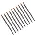 Outanaya 10pcs Nose Shadow Brush Single-head Brush Nail Monomer Dish Cosmetic Kit Black Artificial Fiber