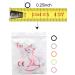 Angzhili 1000 Orthodontic Rubber Bands - Latex-Free Multicolored Elastic Ligaments (0.6 cm) for International Shipping - Buy Online on GoSupps.com