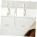Hemoton 2pcs Double Hook Coat Hangers Towel Rack Clothes Hangers Hooks Door Hook Hanger Nail Hat Hook 14x9cm White - Buy Online on GoSupps.com