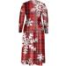 Hanxiulin Womens Christmas Rock Dress - Hooded Mini Sweater & Party Clothes in Watermelon Red | XXL - Buy Online on GoSupps.com