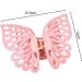 Large Hair Claw with Strong Grip Double-Layered Butterflies Shape Hair Clip Anti-slip Teeth Ponytail Clip Back Head Hair Claw Khaki - Buy Online on GoSupps.com