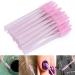 Obahdirry Disposable Crystal Rod Eyelash Brush Portable Eyelash Curler Makeup Brush (Pink) - Buy Online on GoSupps.com