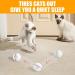 Smart Cat Ball Toy Interactive Cat Toys for Indoor Cats Adult Automatic 360 Rotating Kitten Toys with LED Light Stimulate Hunting Instinct - USB Rechargeable White - Buy Online on GoSupps.com