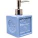Maison Du Savon De Marseille Natural liquid soap with blue ceramic soap dispenser 1 liter refill and 300 milliliter dispenser - Buy Online on GoSupps.com