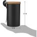 KC Kitchen & Co. Coffee Jar with Spoon for 250 g Coffee Beans or Tea (Matte Black) - Buy Online on GoSupps.com