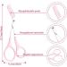 Precision Eyebrow Scissors & Razor Set - Perfect Grooming Tool for Men & Women | Pink Eyebrow Trimmer & Comb for Shaping - Buy Online on GoSupps.com